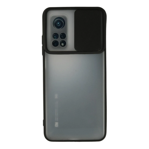 Newface Xiaomi Mi 10T Klf Palm Buzlu Kamera Srgl Silikon - Siyah