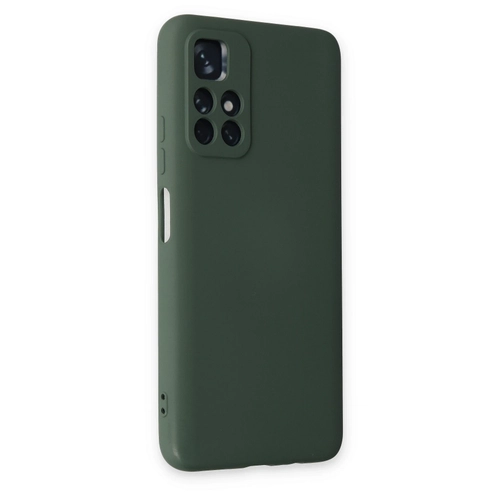 Newface Xiaomi Redmi Note 11T Klf Nano ii Kadife Silikon - Koyu Yeil