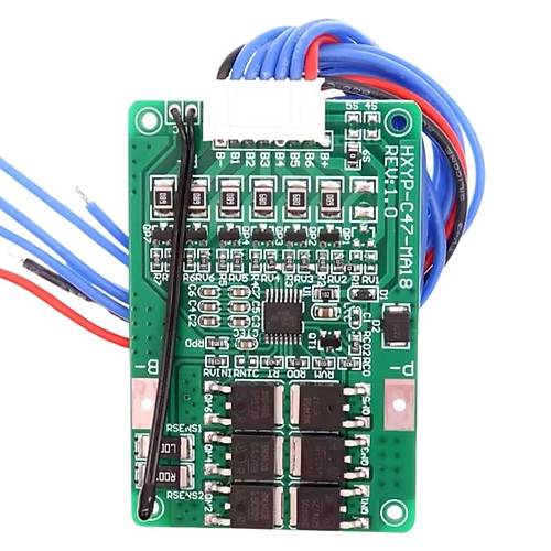 6S 20A BMS 25.2V 18650 Lityum Pil arj Koruma Devresi Termistrl