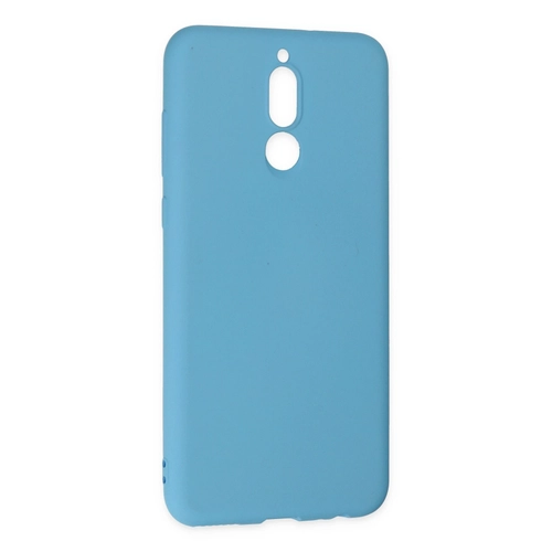 Newface Huawei Mate 10 Lite Klf Nano ii Kadife Silikon - Mavi