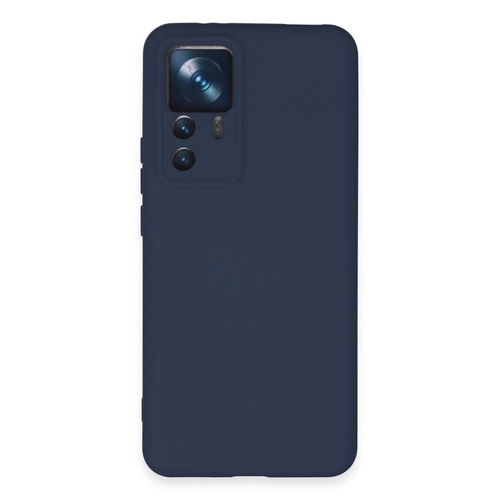 Newface Xiaomi Mi 12T Pro Klf Nano ii Kadife Silikon - Lacivert