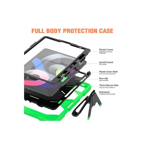 Newface iPad Pro 11 (2020) Klf Griffin Tablet Kapak - Yeil