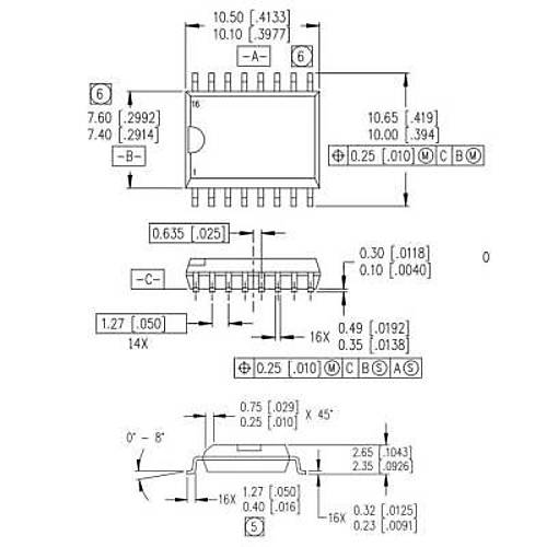 IR2113 SOIC-16 Smd Mosfet Src Entegresi