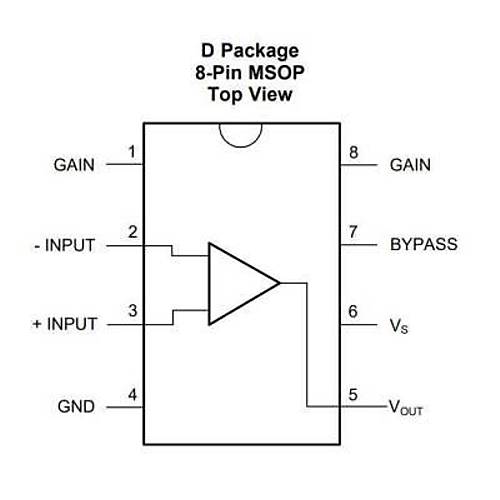 LM386 DIP8 Entegre
