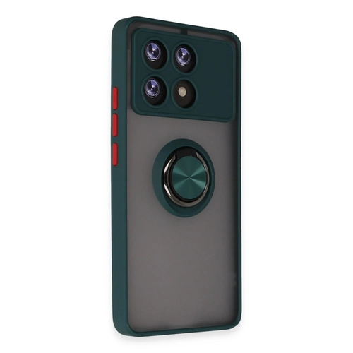 Newface Xiaomi Poco X6 Pro Klf Montreal Yzkl Silikon Kapak - Yeil