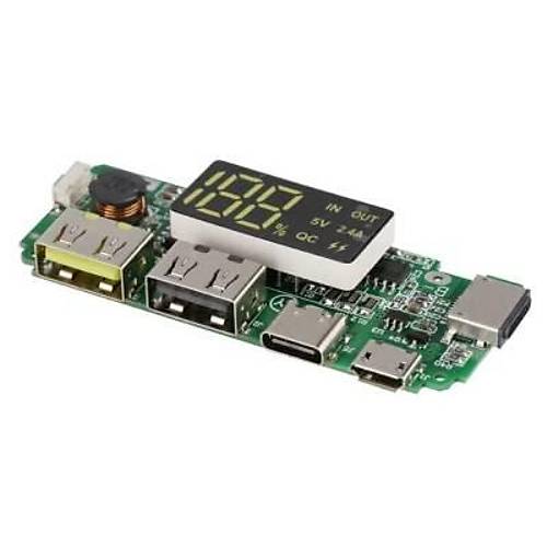 ift USB 5V 2.4A Led'li Micro Type-C Powerbank Modl