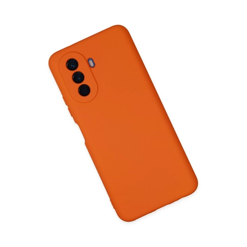 Newface Huawei Nova Y70 Klf Nano ii Kadife Silikon - Turuncu