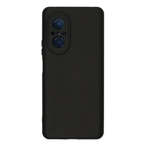 Newface Huawei Nova 9 SE Klf Nano ii Kadife Silikon - Siyah