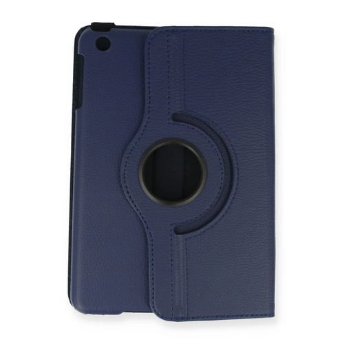 Newface iPad Mini 1 Klf 360 Tablet Deri Klf - Lacivert