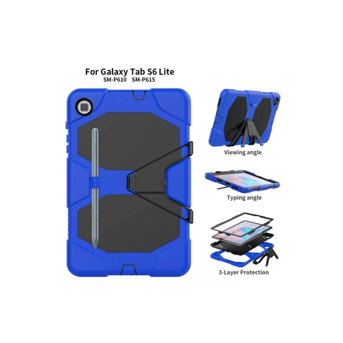 Newface Samsung Galaxy T500 Tab A7 10.4 Klf Griffin Tablet Kapak - Mavi