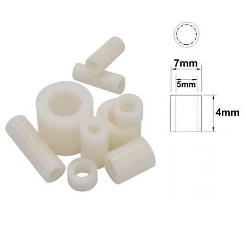 7x4mm Led Distans (Standoff) - Beyaz