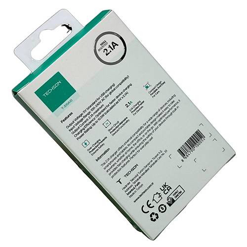 TECHSON 2.1A 5V USB Tekli arj Adaptr arj BalS10A10