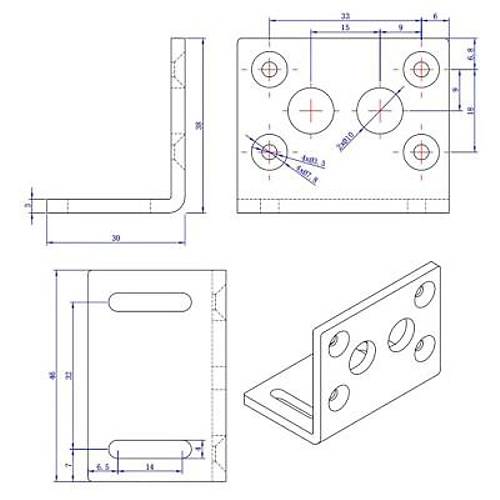 KWL-FP Redktrl Metal Motor Tutucu