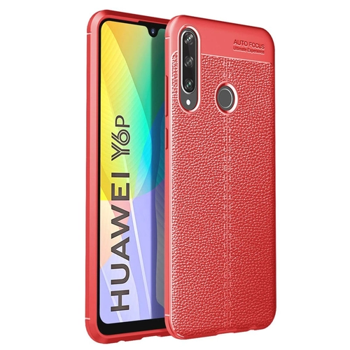 Newface Huawei Y6P Klf Auto Focus Kapak - Krmz