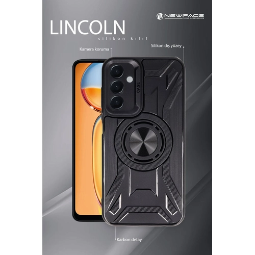 Newface Samsung Galaxy A15 4G Klf Lincoln Silikon - Siyah