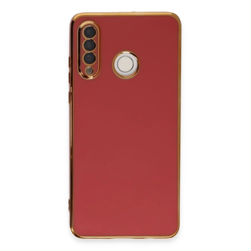 Newface Huawei P30 Lite Klf Volet Silikon - Krmz