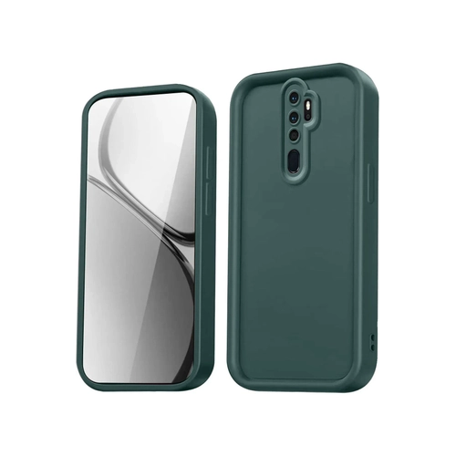 Newface Xiaomi Redmi Note 8 Pro Klf Viera Silikon - Koyu Yeil
