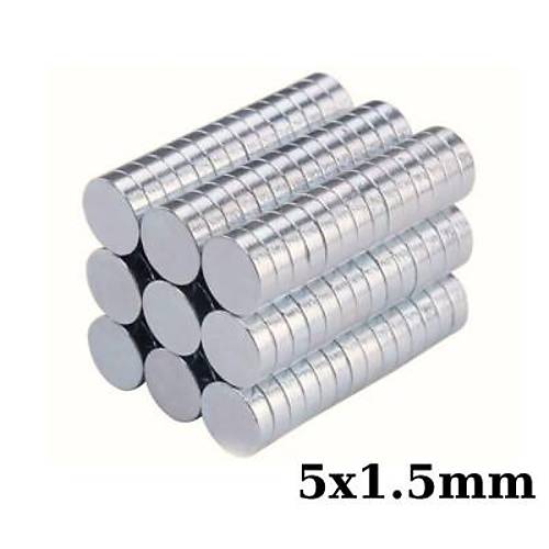 5x1.5mm Neodyum Gl Mknats - Neodim Magnet
