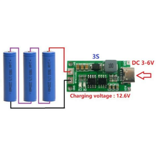 3S 12.6V 4A Li-ion & Lipo Pil arj Devresi