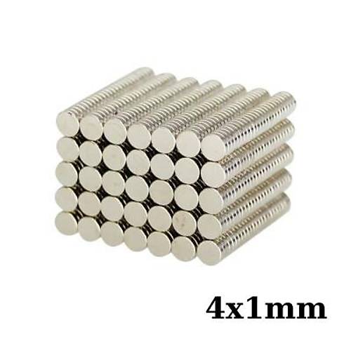 4x1mm Neodyum Gl Mknats - Neodim Magnet