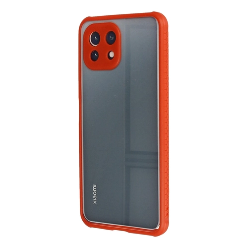 Newface Xiaomi M 11 Lite Klf Miami effaf Silikon - Krmz