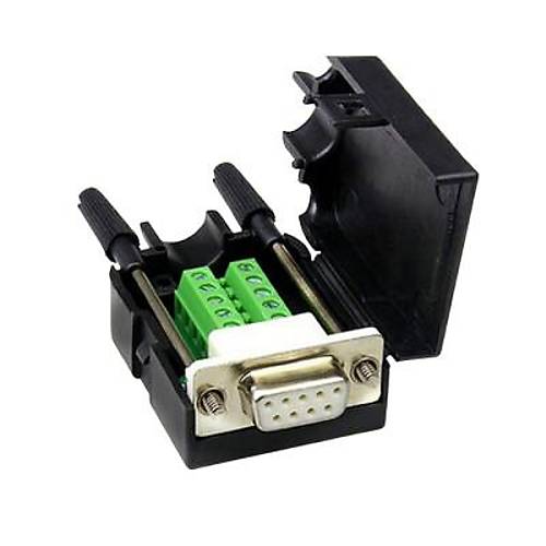 D-Sub DB9 9-Pin Di�i Terminal Block Adapt�r�