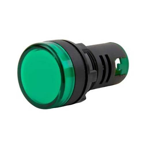 AD16-22DS 12-24V AC/DC Sinyal Lambas - Yeil