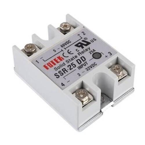 SSR-25DD Solid State Rle 25A - 3-32VDC Giri 5-60VDC k