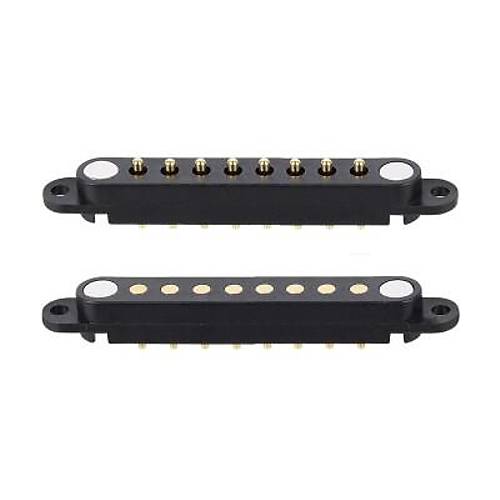 8-Pin 2.54mm Pogo Pin Manyetik Konnektr Takm - Kulakl