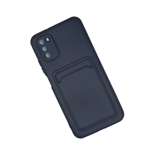 Newface Xiaomi Pocophone M3 Klf Kelvin Kartvizitli Silikon - Lacivert