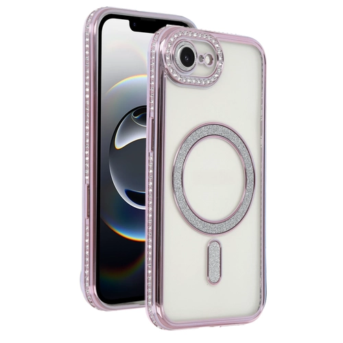 Newface Apple iPhone 16E Joke Simli Magneticsafe Klf - Pembe