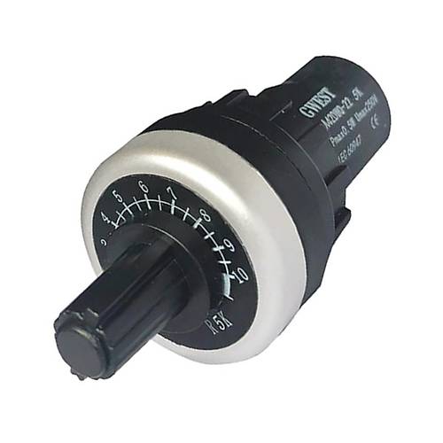 Gwest APT22-5K 22mm 5K Tek Turlu Potansiyometre 220V