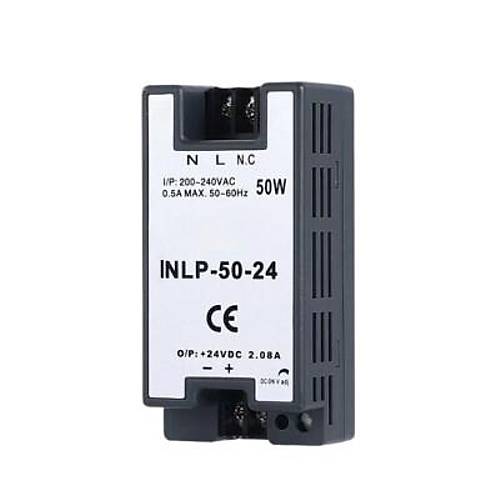 INLP-50-24 - 50W 24VDC 2.08A Raya Montajl G Kayna