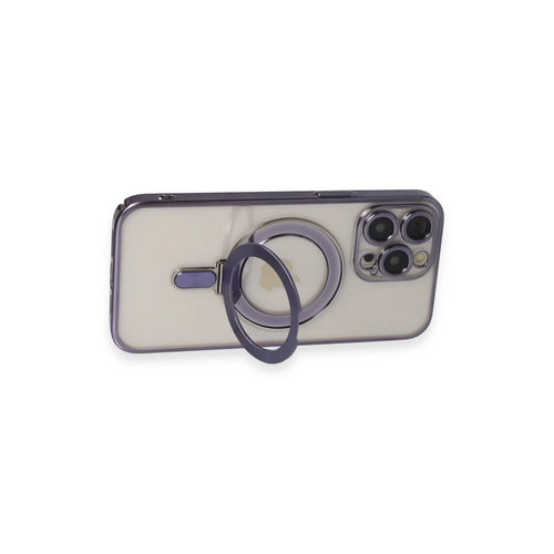 Joko iPhone 14 Pro Era Magsafe Standl Kapak - Derin Mor