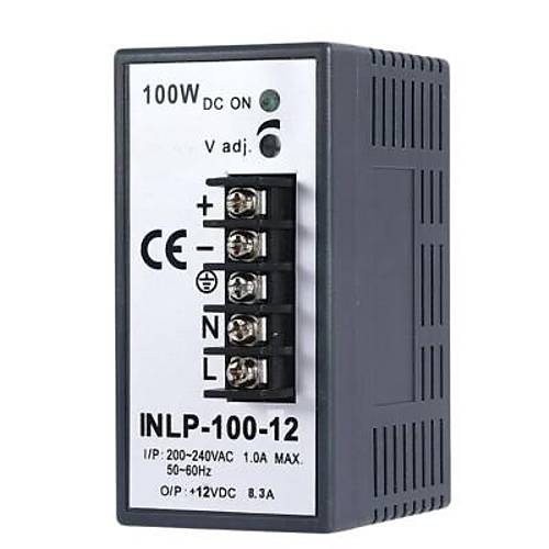 INLP-100-12 - 100W 12VDC 8.3A Raya Montajl G Kayna