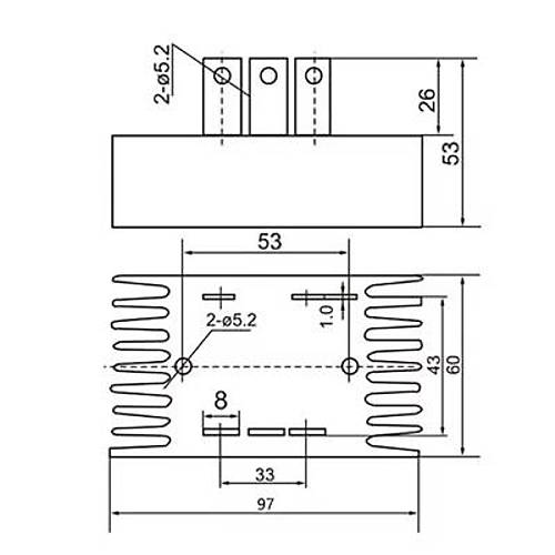 SQL100-16 100A 1600V 3 Faz Kpr Diyot