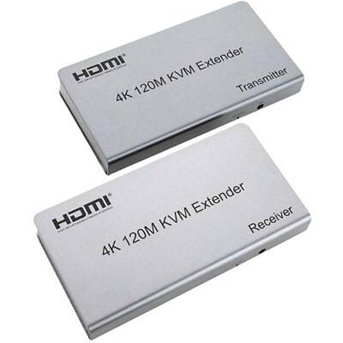 HDMI 4K 120M KVM Extender - HDMI+USB+IR To Cat5E/6