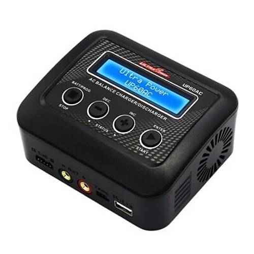 UP60AC 60W 6A 2-4S LiPo LiHv Pil arj Cihaz
