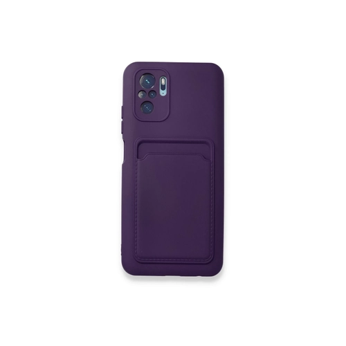 Newface Xiaomi Redmi Note 10S Klf Kelvin Kartvizitli Silikon - Derin Mor