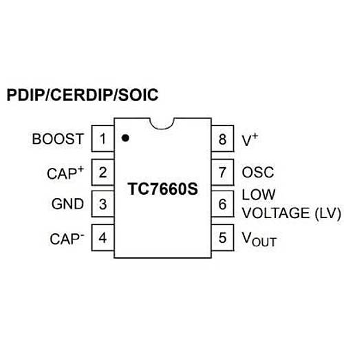 TC7660EOA SOIC-8 DC-DC Voltaj Dönüştürücü
