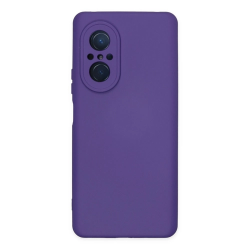 Newface Huawei Nova 9 SE Klf Nano ii Kadife Silikon - Mor