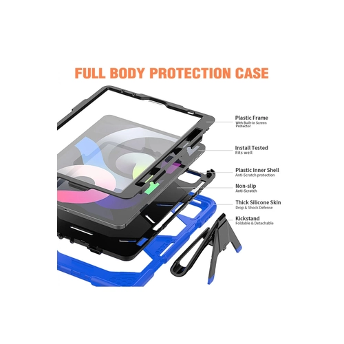 Newface iPad Pro 11 (2020) Klf Griffin Tablet Kapak - Mavi