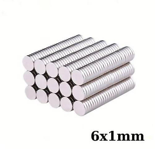 6x1mm Neodyum Gl Mknats - Neodim Magnet