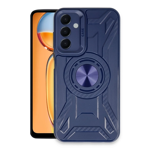 Newface Samsung Galaxy A15 4G Kılıf Lincoln Silikon - Lacivert