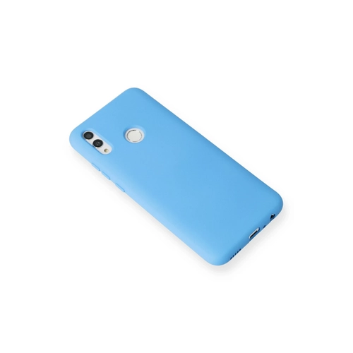 Newface Huawei P Smart 2019 Klf Nano ii Kadife Silikon - Mavi
