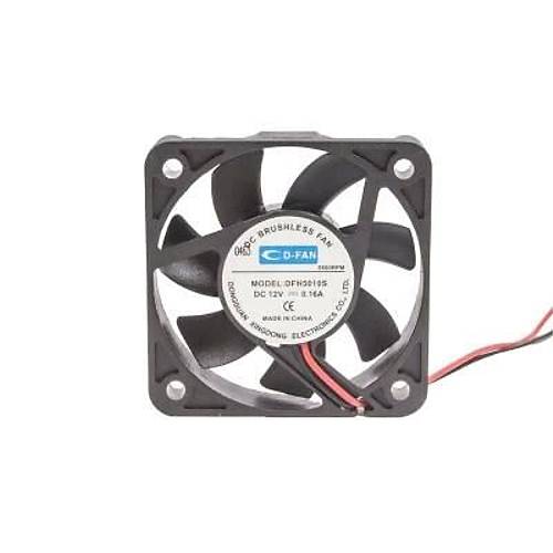 50x50x10mm 12V 0.16A Fan 2 Kablolu