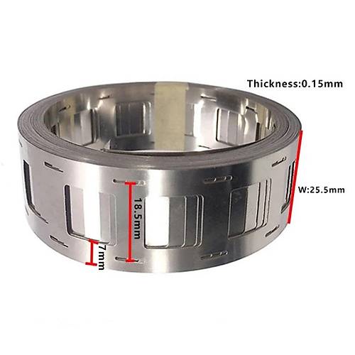 Nikel Kapl Punta Teli 0.15x25.5mm 2P Braketli Dizilime Uygun 10 Metre