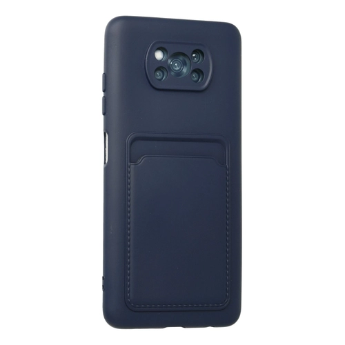 Newface Xiaomi Pocophone X3 Klf Kelvin Kartvizitli Silikon - Lacivert