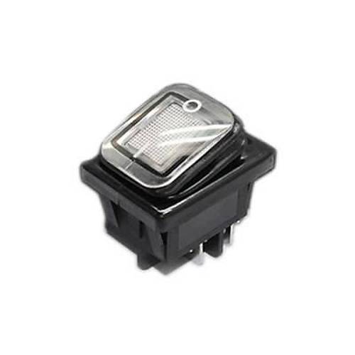 KCD4 Su Geirmez Beyaz Ikl ON-OFF Anahtar 4 Pin