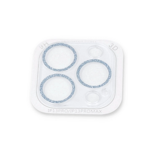 Newface iPhone 13 Pro Max Shine Kamera Lens Koruma Cam - Sierra Blue